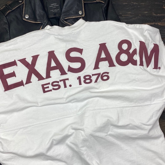 TEXAS A&M BANNER TEE IN WHITE, MEDIUM - Picture 6 of 8